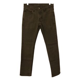 Levi's 511 jeans mens 30x32 gray denim slim fit skinny Strauss stretch black tag